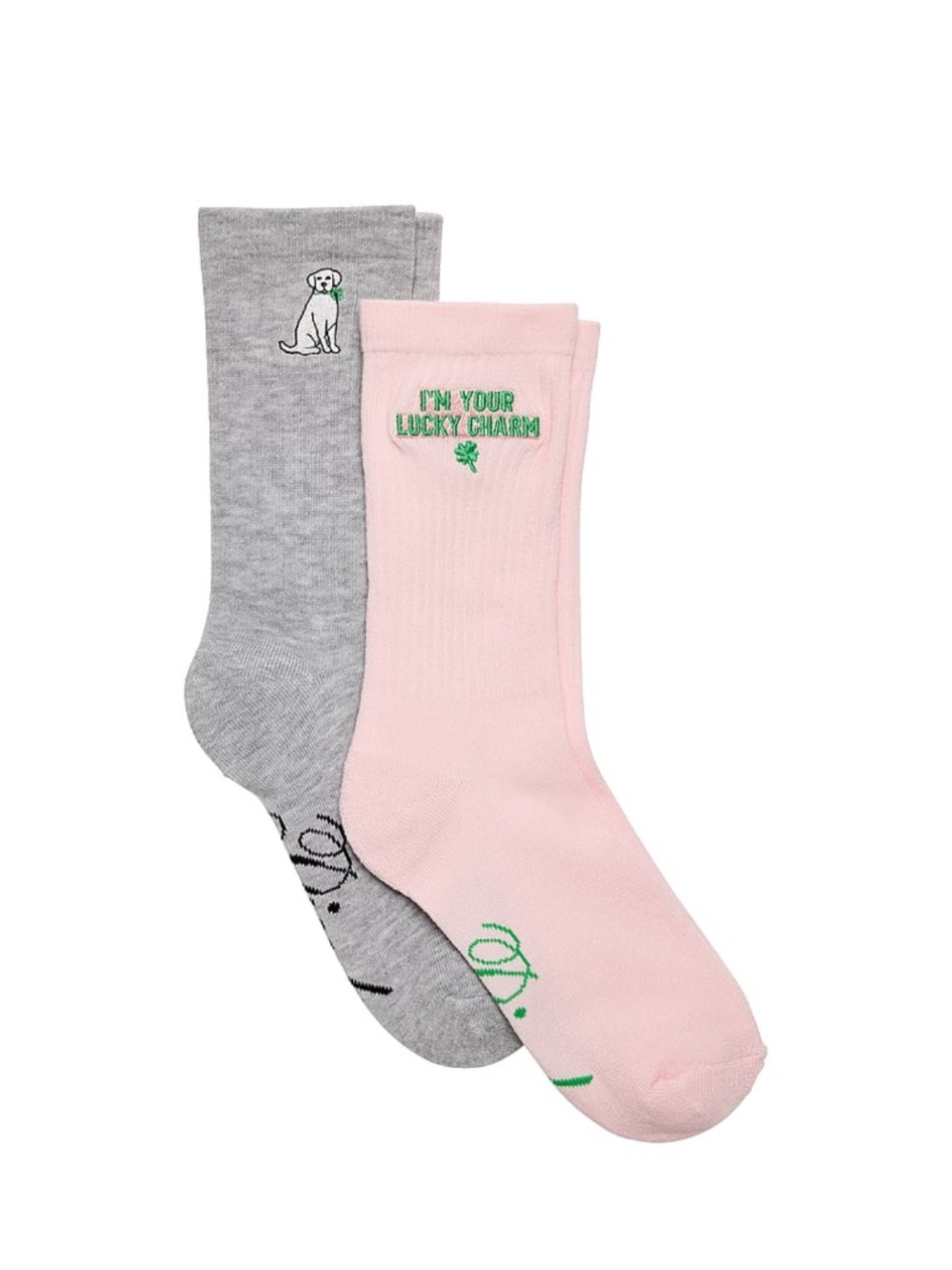 PINK Victoria’s Secret 2-Pack Crew Socks
